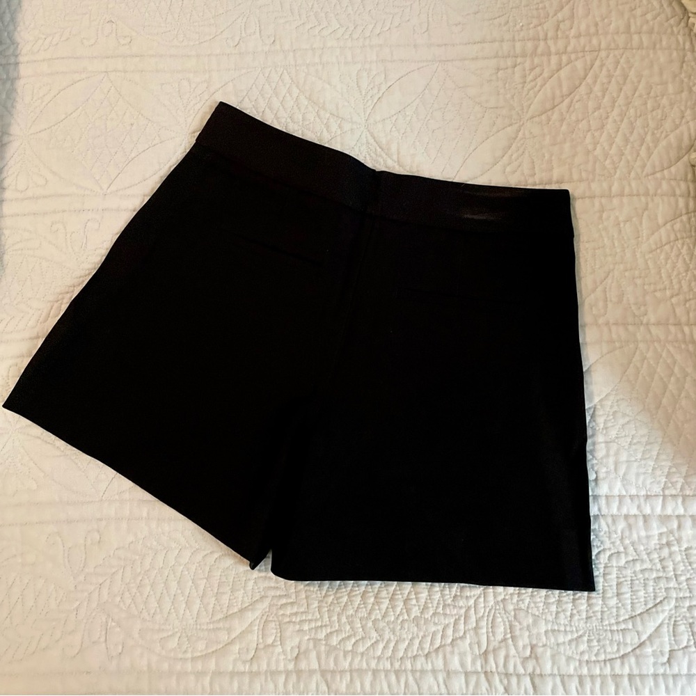 High-Waisted Black Shorts
